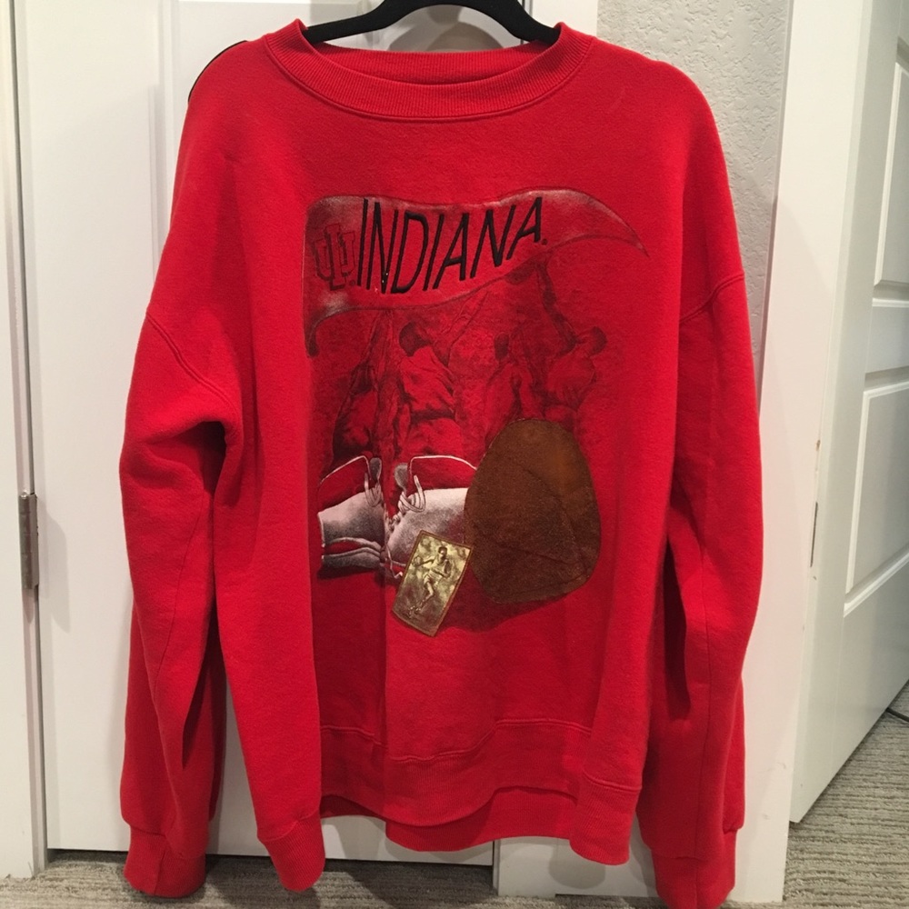 Vintage IU Basketball Sweatshirt Pullover
